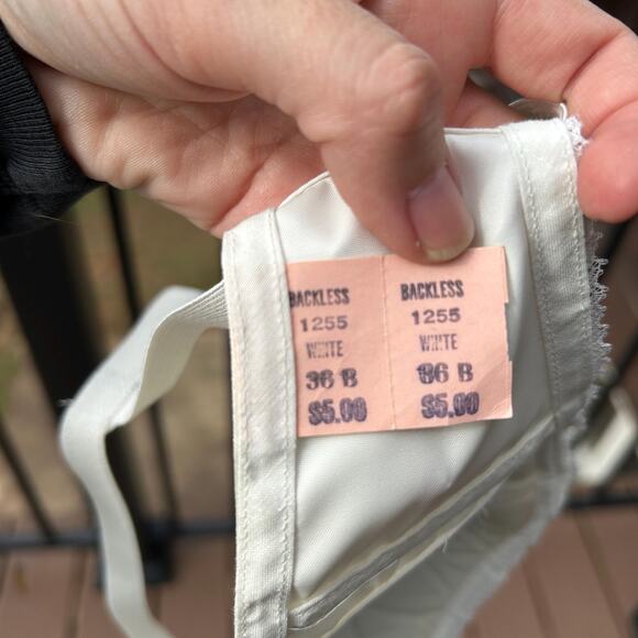 Vintage 1958 Hollywood Vassarette Circle Stitch Backless Pin Up Bullet Bra 36B - Picture 7 of 13